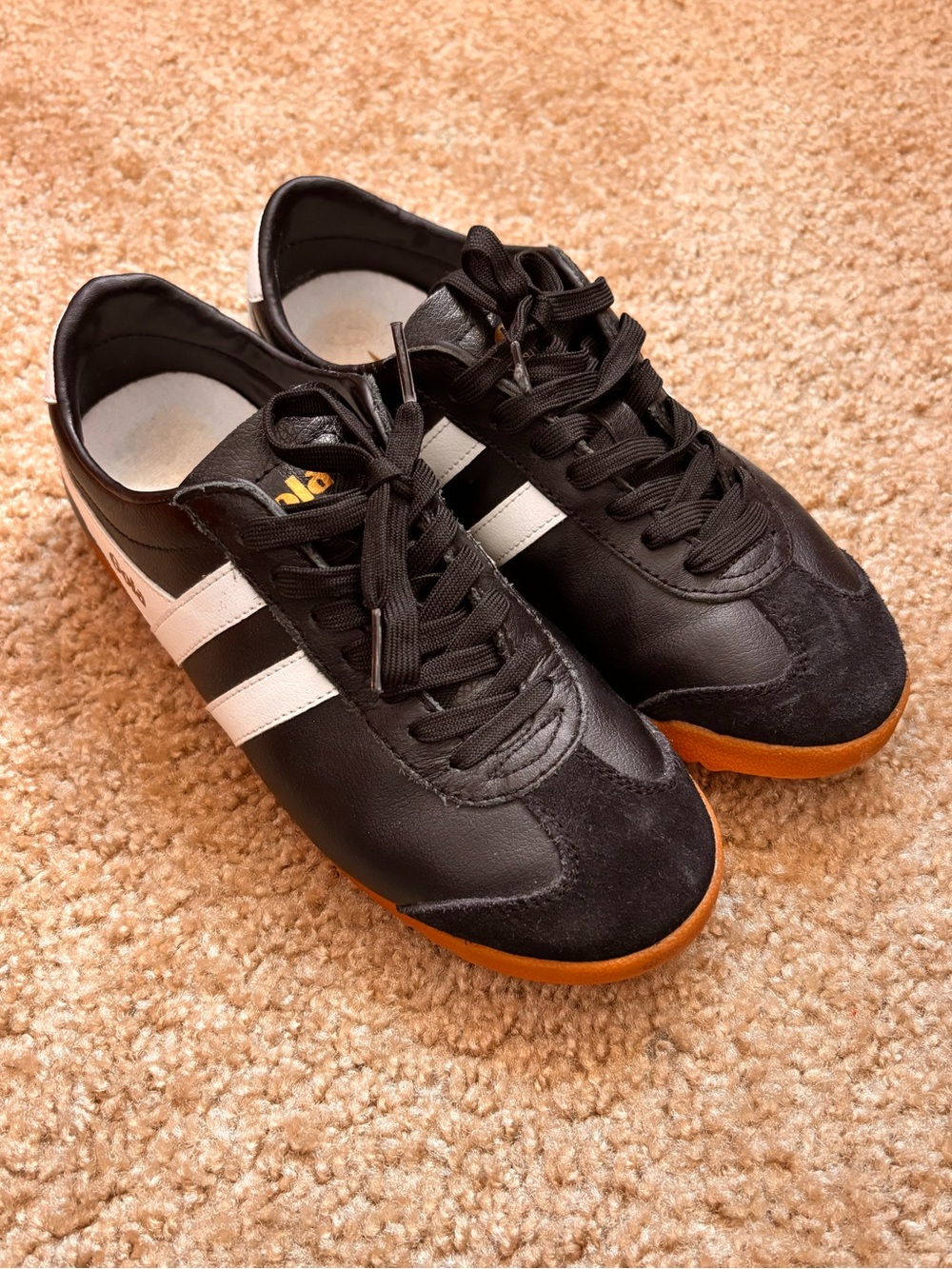 Women’s Black Gola Bullet Sneakers